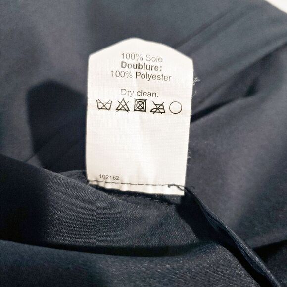 J Crew Navy Nadia 100% Silk Strapless Dress  Size 8 - Picture 7 of 12